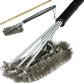 Rugged grill brush for effective maintenance"