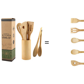 bamboo cooking utensils for sustainable kitchen practices