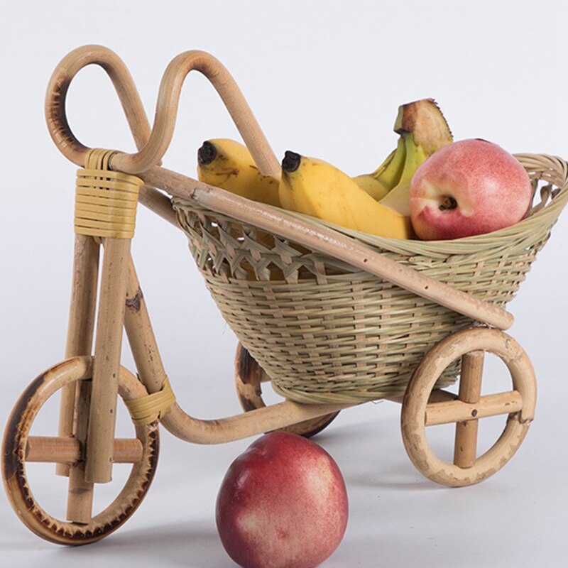 Eco-friendly bamboo fruit bowl centerpiece