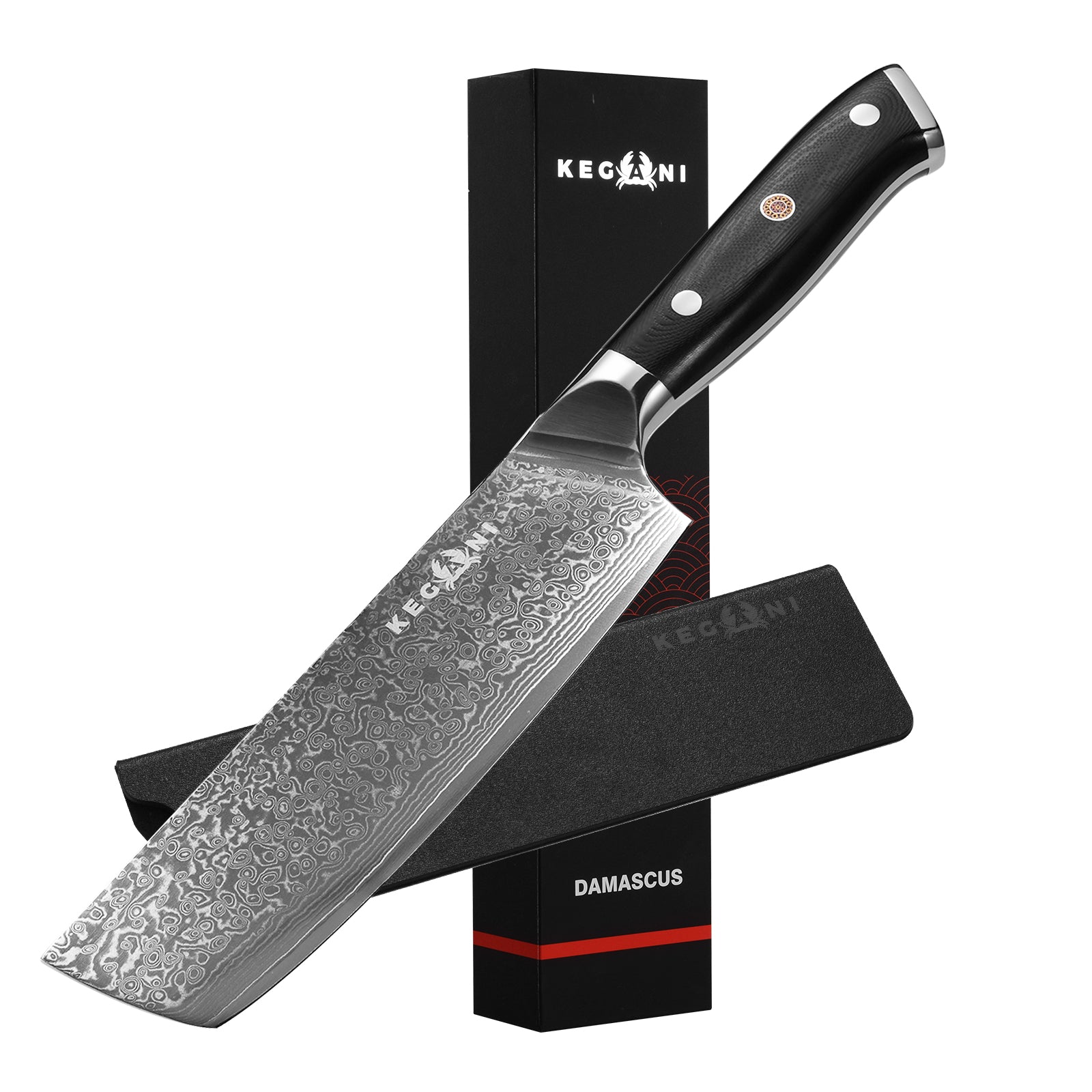 Top-tier Damascus Chef Knife by Kegani