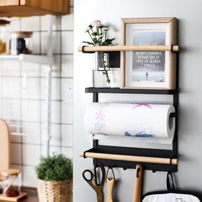 convenient wall-mounted storage holder for refrigerators