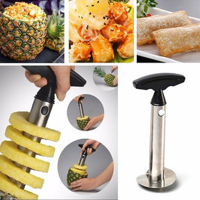 versatile stainless steel pineapple peeler and corer