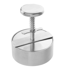 durable stainless steel burger patty maker