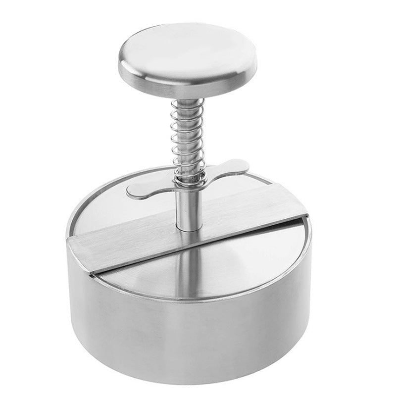 durable stainless steel burger patty maker